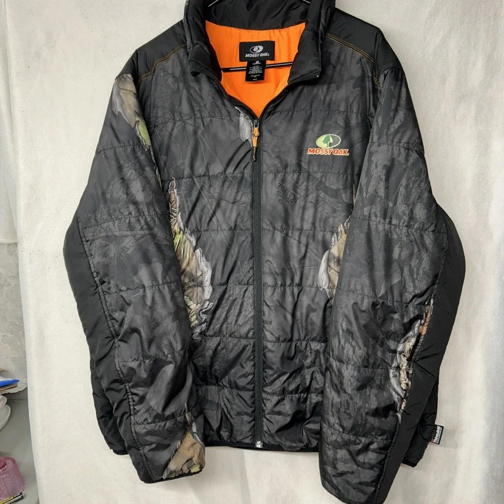 Men's Puffer Jacket Size 2XL.  Mossy Oak EUC Vintage Y2K